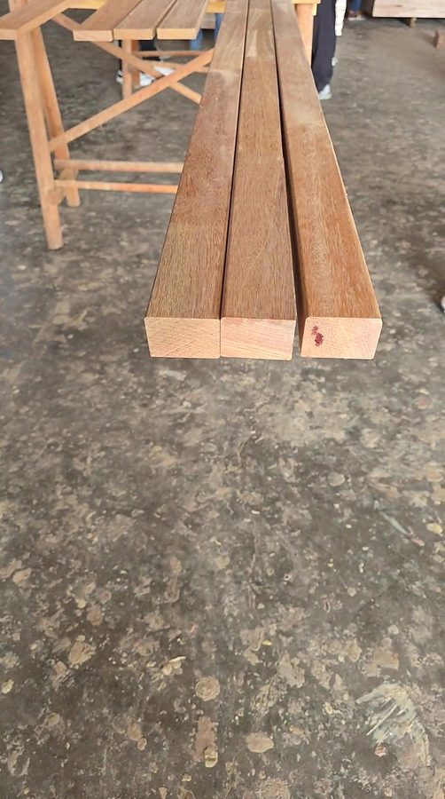 Solid wood posts